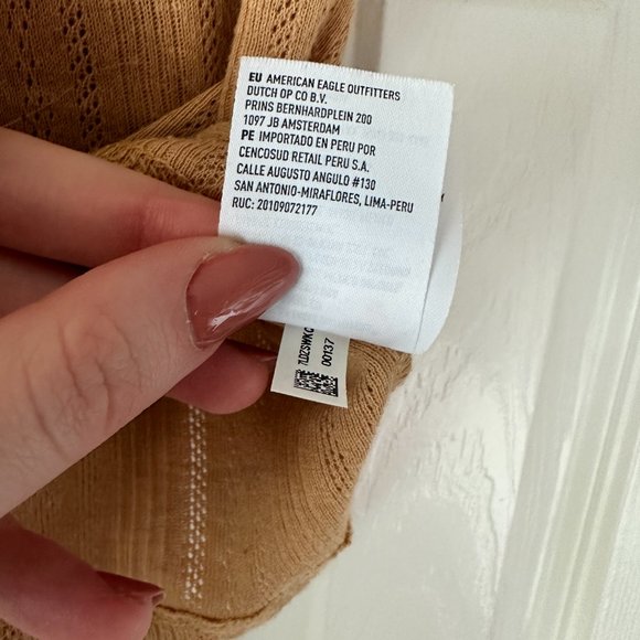 Short sleeve shirt lettuce leaf sleeves - Picture 8 of 9